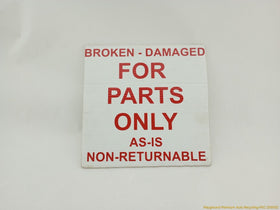 Jaguar XK8 **AS IS** Rear View Mirror