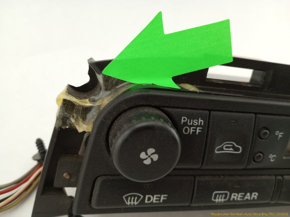 Jaguar XK8 Climate Control Switch