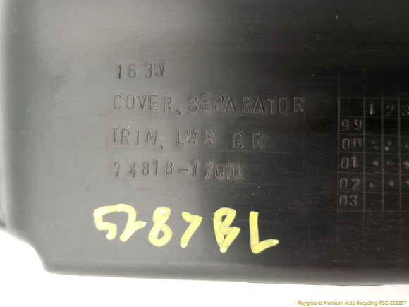 Toyota MR2 Pair Of Rear Lower Separator Cover
