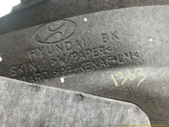 Hyundai Genesis Rear Parcel Shelf Panel