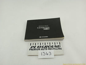Hyundai Genesis Owner's Manual