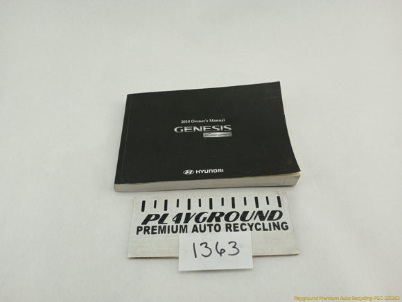 Hyundai Genesis Owner's Manual