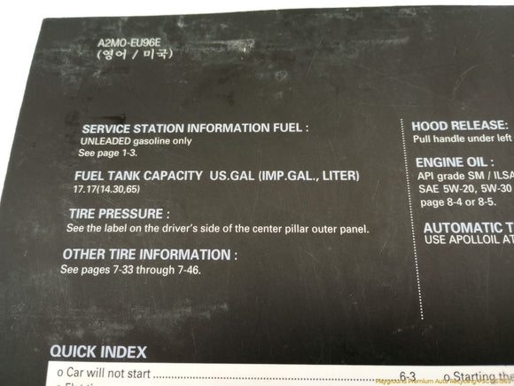 Hyundai Genesis Owner's Manual
