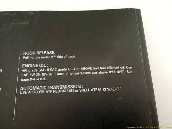 Hyundai Genesis Owner's Manual