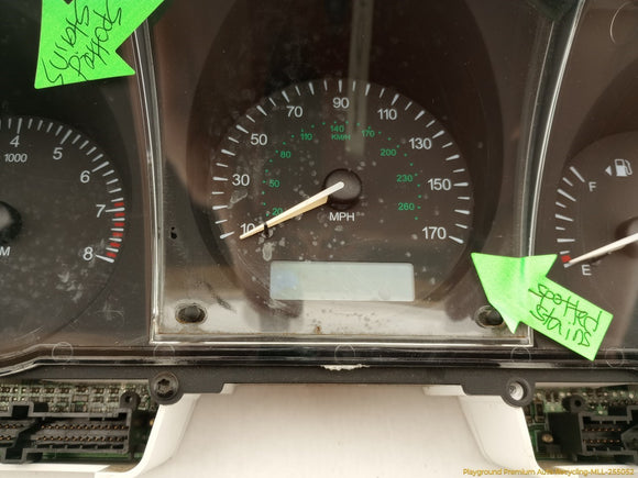 Jaguar XK8 Instrument Cluster Speedometer
