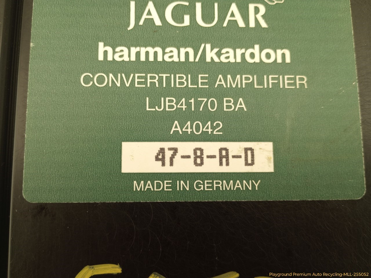 Jaguar XK8 Radio Audio Amplifier