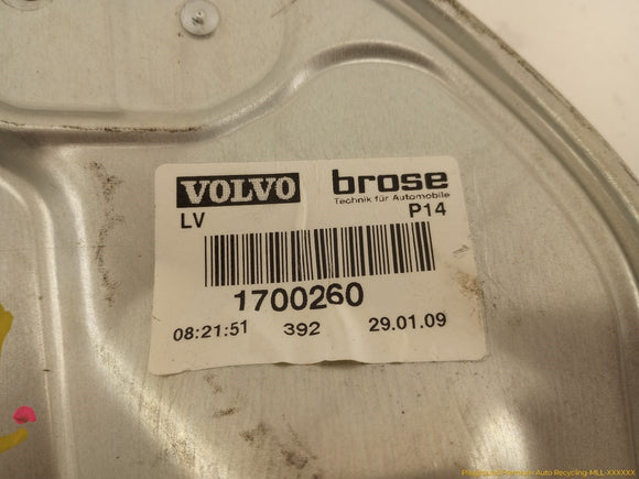 Volvo C30 Driver Left Front Window Regulator