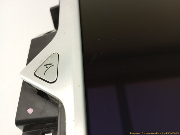 Tesla Model S Navigation Information Display Screen