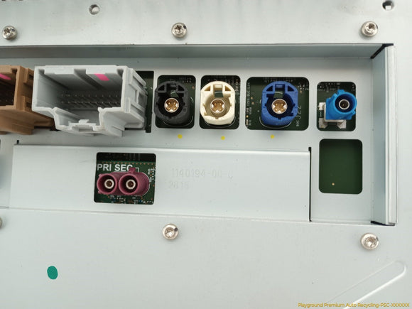 Tesla Model S Navigation Information Display Screen