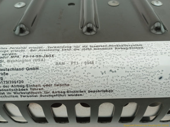 Jaguar XK8 Passenger Right Dashboard Airbag