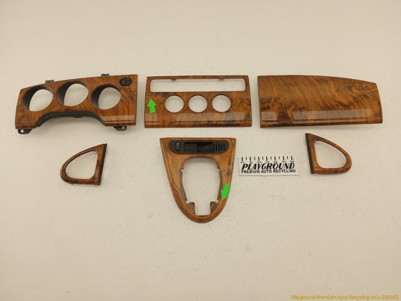 Jaguar XK8 Set Of 6 Center Dashboard Wood Trim