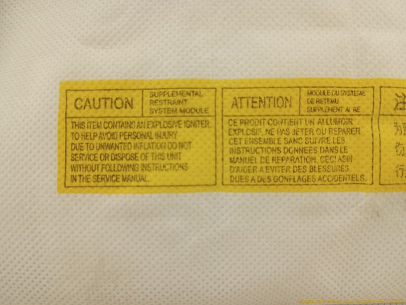 Hyundai Genesis Passenger Right Dashboard Airbag