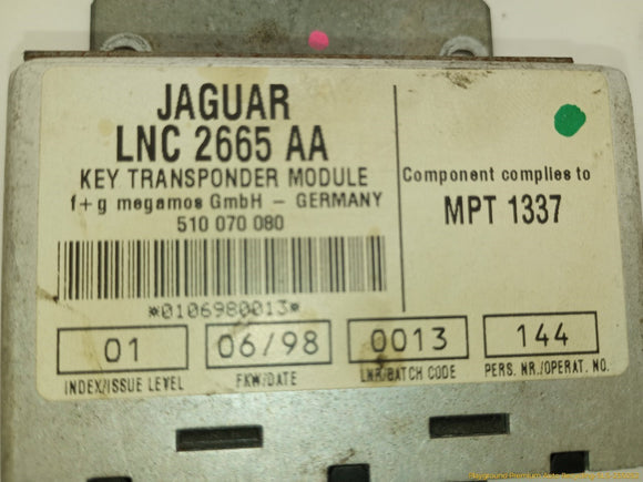 Jaguar XK8 Keyless Entry Control Module
