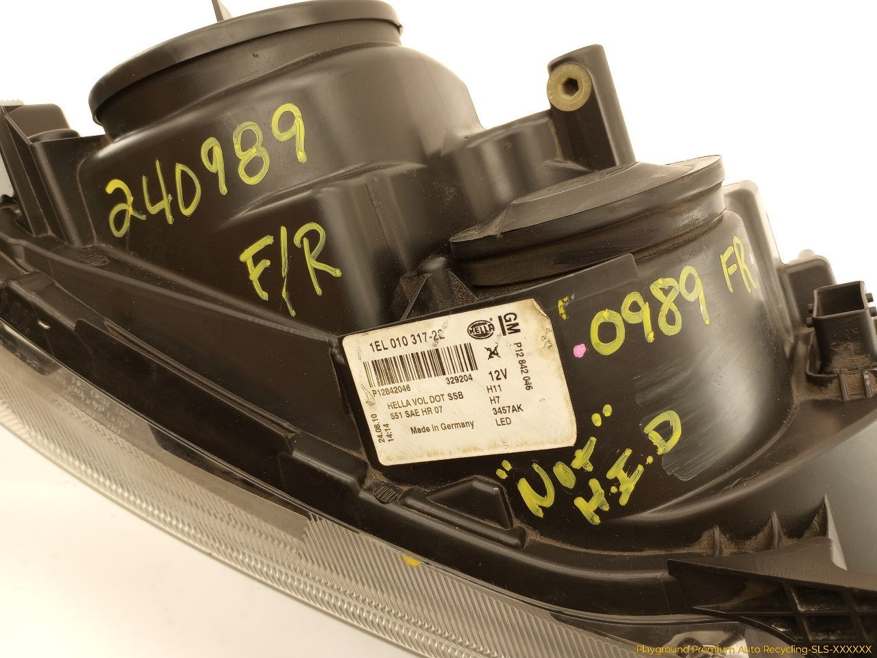 Saab 9-3 Passenger Right Head Lamp