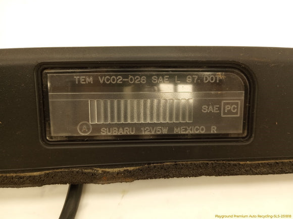 Subaru Legacy Trunk Deck Lid License Plate Handle