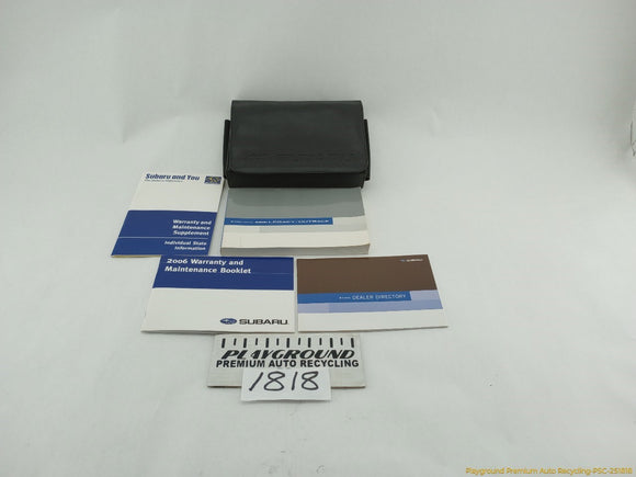 Subaru Legacy Owner's Manual