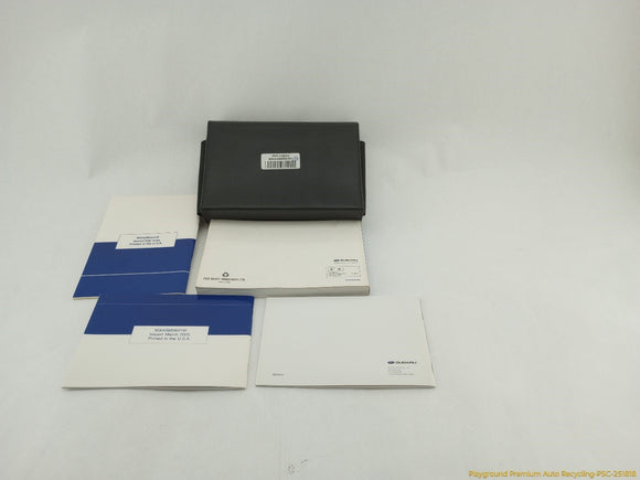 Subaru Legacy Owner's Manual