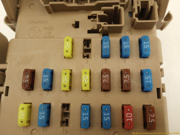 Subaru Legacy Cabin Fuse Box