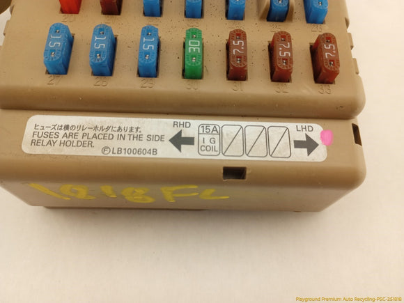 Subaru Legacy Cabin Fuse Box