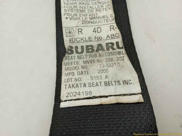 Subaru Legacy Set Of 3 Rear Seat Belt Retractors