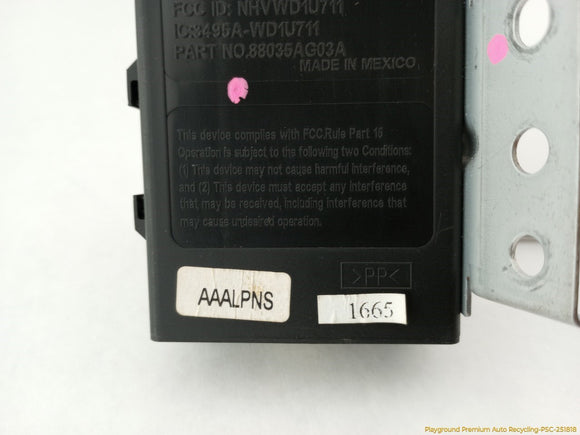 Subaru Legacy Keyless Entry Control Module