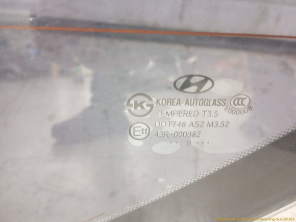 Hyundai Genesis Back Glass