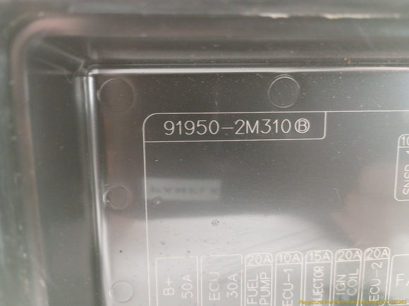 Hyundai Genesis Engine Fuse Box