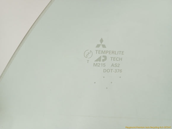 Mitsubishi Eclipse Passenger Right Rear Quarter Vent Glass