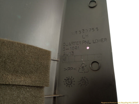 Mitsubishi Eclipse Driver Left Rear Quarter Trim