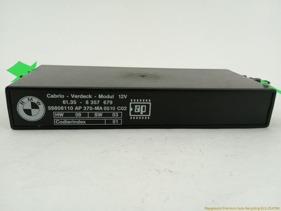 BMW 328IC Convertible Top Control Module