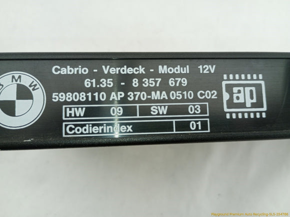 BMW 328IC Convertible Top Control Module