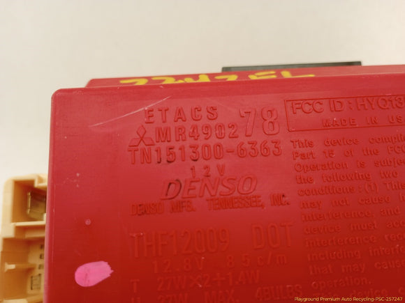 Mitsubishi Eclipse Cabin Fuse Box