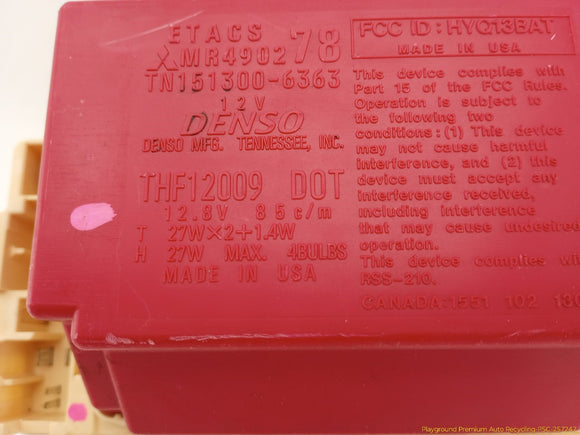 Mitsubishi Eclipse Cabin Fuse Box