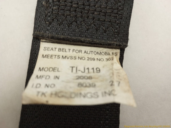 Honda Element Pair Of Rear Seat Belt Retractors