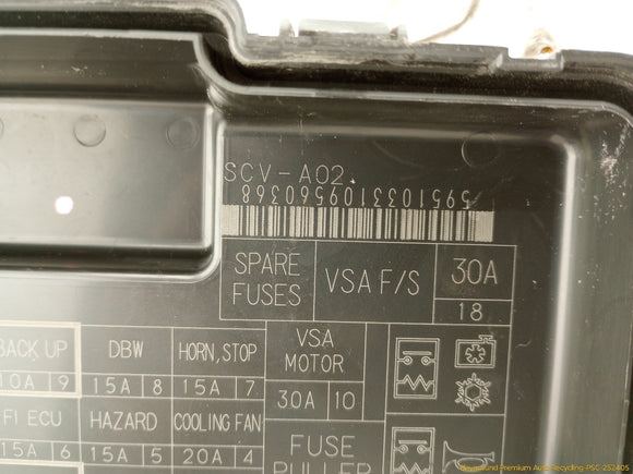 Honda Element Engine Fuse Box