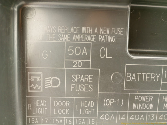 Honda Element Engine Fuse Box
