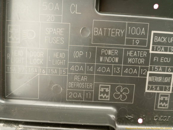 Honda Element Engine Fuse Box