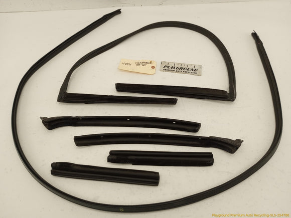 BMW 328IC Set Of 6 Convertible Top Roof Moldings