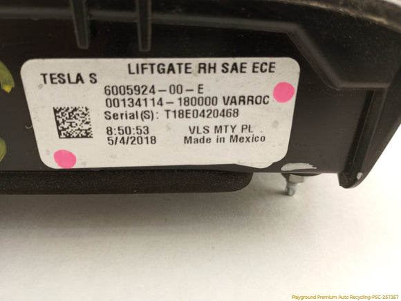 Tesla Model S Passenger Right Inner Tail Lamp