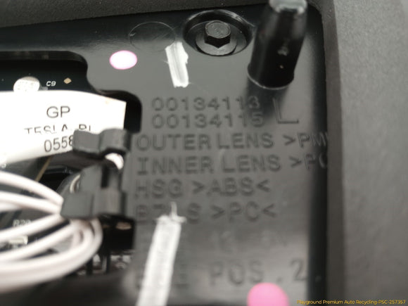Tesla Model S Driver Left Inner Tail Lamp