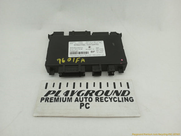 Mercedes SLK280 Passenger Right Front Seat Control Module