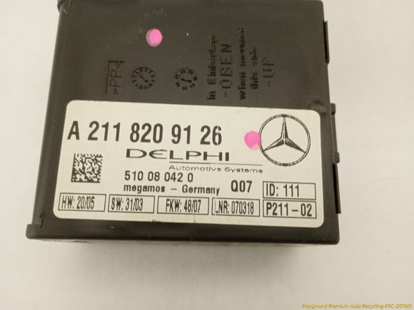 Mercedes SLK280 Anti Theft Control Module