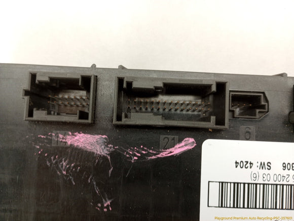 Mercedes SLK280 Rear Trunk SAM Module Fuse Box