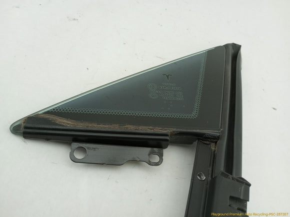 Tesla Model S Driver Left Front Window Quarter Vent Glass