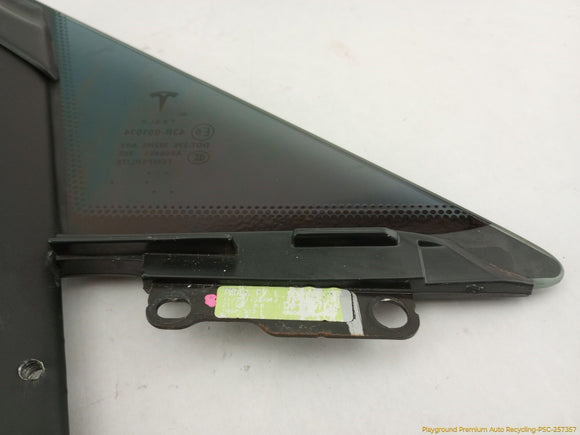 Tesla Model S Driver Left Front Window Quarter Vent Glass