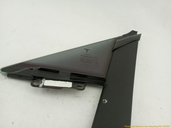 Tesla Model S Passenger Right Front Window Quarter Vent Glass
