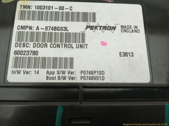 Tesla Model S Driver Left Door Control Module