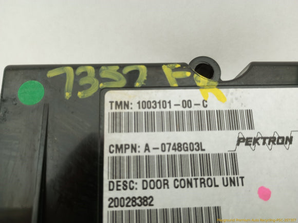 Tesla Model S Passenger Right Door Control Module