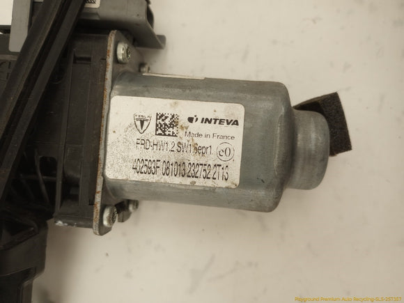 Tesla Model S Passenger Right Front Window Regulator