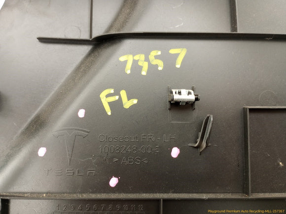 Tesla Model S Pair Of Center Console Closeout Trims